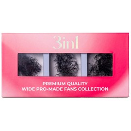 LLBA Promade Mix 750 Fans | Handmade Volume Eyelashes | Multi Selections From 5D To 12D | C CC D Curl | Thickness 0.03~0.1 mm | 9-18mm Length | Long Lasting | Easy Application 10D-0.03 CC 11-12-13mm