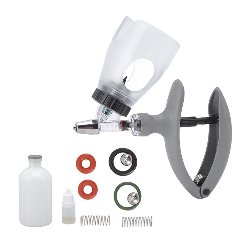 Animal Injector Gun Adjustable Continuous Syringe Drench Gun Automatic Vaccine