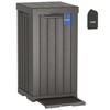 EAST OAK 31 Gallon Outdoor Trash Can | Waterproof Resin