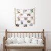 MELANNCO Natural Twine Two Bar Hanging Photo Collage with 30
