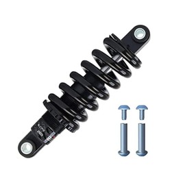 splumzer Mountain Bike Rear Shock Absorber Bicycle Rear Biliary Spring Shock, Coil Spring Black, Without Damping (Eye-to-Eye 165 mm Spring Rates 550 lbs)