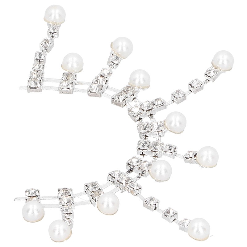 4Pcs Crystal Claw Chain Trimming Fringe Simulation Diamond Chain for