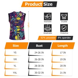 Gracfulcub Baseball Chest Protector Youth Padded Football Shirt, Chest Protector Baseball Youth, Football Padded Shirt for Baseball, Football, T Ball, Lacrosse & Goalies (Pink, YL)