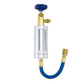 ThreeH R134a AC Oil Dye Injector with 1/2" Acme Plug for Universal Oil Filling Syringe for Air Conditioning Injection Tool R134A for Air Conditioners