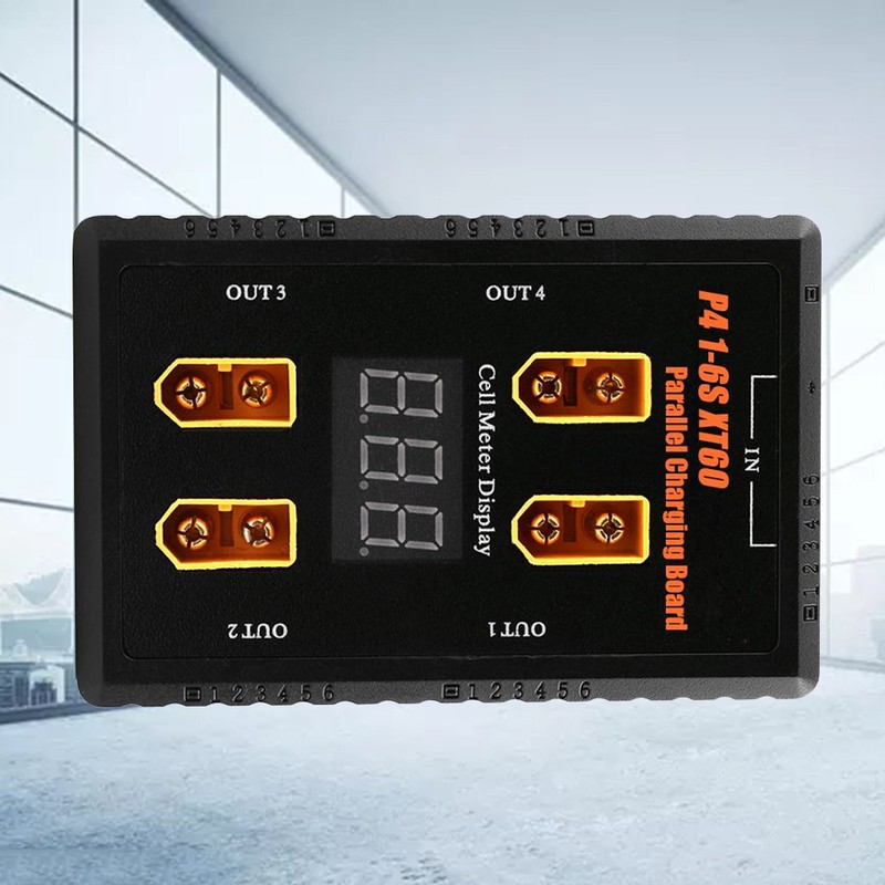 1-6S LiPo Battery Parallel Balanced Charging Board Plate 40A Input