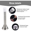 Spring Door Stop, 3 Pack Metal Door Stoppers Wall Mounted