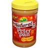 Peter Pan, 100% Natural Creamy Peanut Butter, 16.3oz Jar (Pack