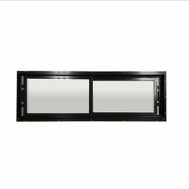 Elusive Wildlife Original Deer Blind Window, T2 Horizontal Slider for Deer Hunting Blinds, Metal Frame with Glass Windows That Protect from Cold and Rainy Weather (36in. x 11.5in. Clear)