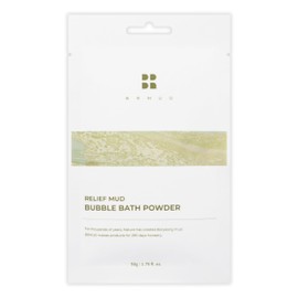 BRMUD Relief Mud Bubble Bath Powder | Hypoallergenic Mud Powder Bubble Bath w/ 98% Nature-Derived Ingredients | Moisturizing & Foaming Bubble Bath Oil Control for All Skin Types (Pack of 1, 1.76 oz)