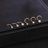 SYLWIA 14K Real Gold Nose Studs 18g, L Shaped Nose