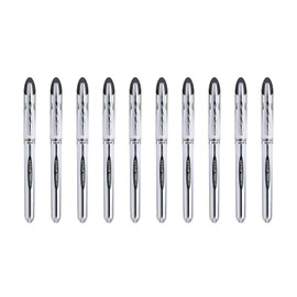 uni-ball - Uni Mitsubishi Pencil - 10 Vision Elite UB200 - Airplane Safe - Liquid Ink Rollerball Pen - 0.8mm Tip - Medium Writing - Black Pens