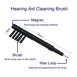 Healthy Care Hearing Aid Cleaning Brushes (6 pack)