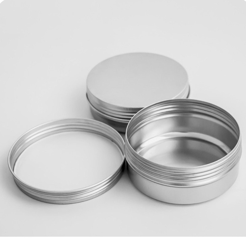 Mirhua Aluminum Tin Can Cream Case Refill Containers Small Items