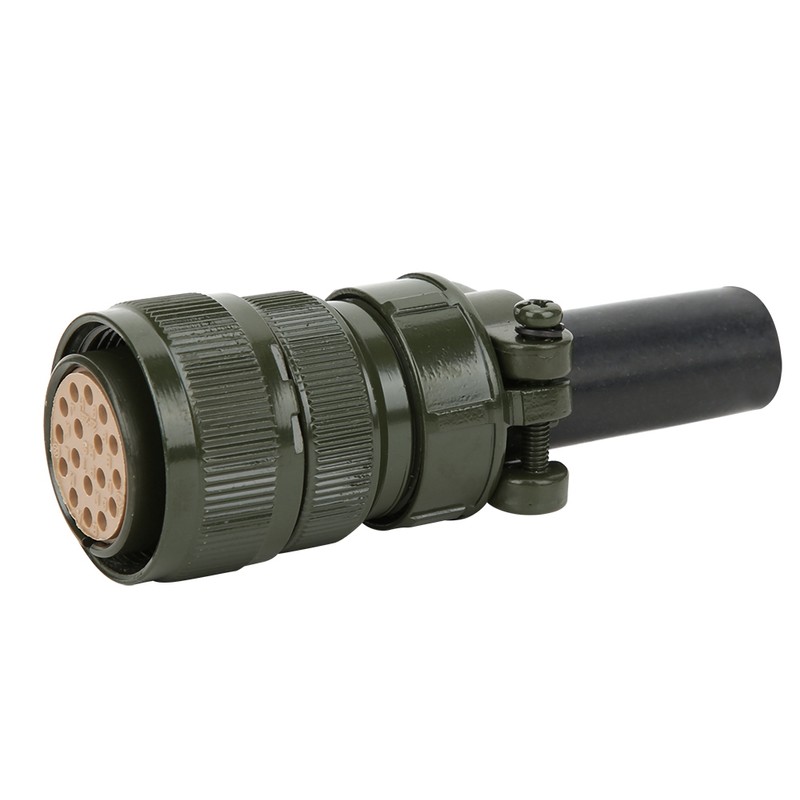 Industrial Aviation Connector Alloy Plating 17-Cores IP67 Waterproof Bent/Straight17-Core Straight
