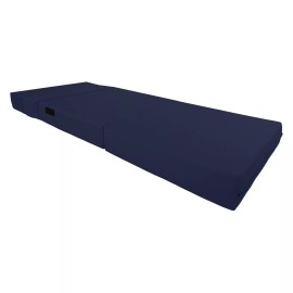 Danfuton Lounger Folding Foam Mattresses, Portable Sleeper Chair Bed 6x32 x 80, Navy