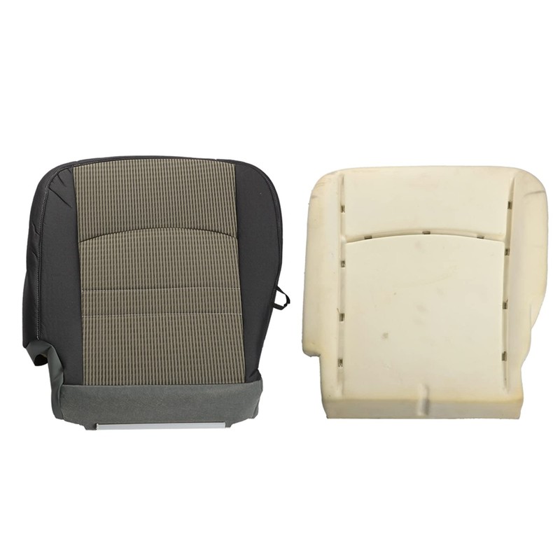 SEBLAFF Driver Side Bottom Cloth Seat Cover + Foam Cushion