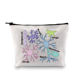 Neurologist Makeup Bag Neurology Lover Gift Neuro Nurse Gift Neurology Doctor Toiletry Zipper Bag