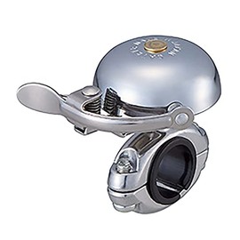 Cateye OH-2300B Hibiki Brass Bell: Polished Silver