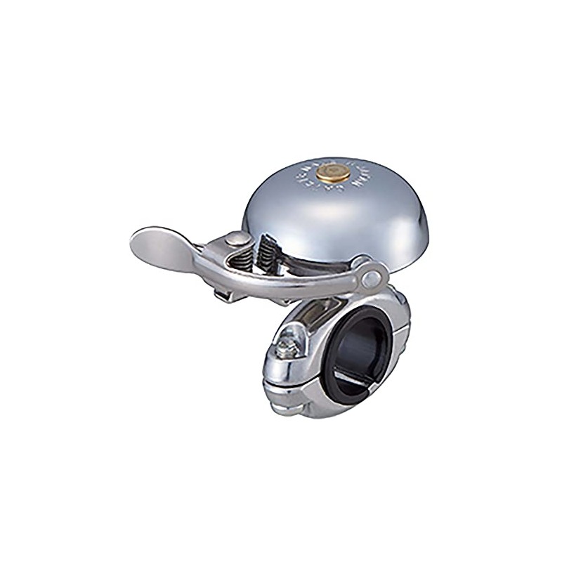 Cateye OH-2300B Hibiki Brass Bell: Polished Silver