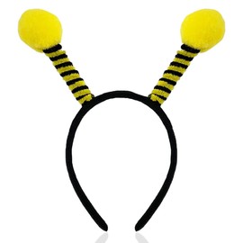VJUYSW Bienen Haarreif Erwachsene,Fühler Haarreif Kinder,Bienenkostüm Accessoires,Biene Haarreif Damen,Haarreifen Biene,Faschingskostüme Zubehör Mädchen,Karneval Bee Costume Kopfschmuck,Kostümzubehör