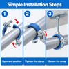 Round Pipe Clamp for PPR PVC Tubes – Secure Suspension