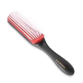 Cepillo para el Cabello Duradero de 9 Filas, Cepillo para Desenredar el Cabello Rizado de 9 Filas para Salón, Cepillo Portátil para Viajes con Nudos para el Cabello Rizado