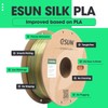 Silk PLA 3D Printer Filament 1.75mm,Blue Orange Green Triple Colors