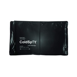 Relief Pak Heavy-Duty Black Urethane Reusable Cold Pack, halfsize (7 x 11"), Dozen