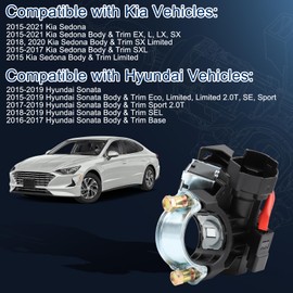 Ignition Lock Switch Housing 81910-A4110 for 2015-2021 Kia Sedona, 2015-2019 Hyundai Sonata Ignition Lock Housing, Replaces 81910A4110 81910 A4110 81910-A4210 Ignition Housing Switch Assembly