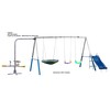 Triple Fun-Go-Round, 2" Diameter Metal Tubing Swing Set Accessory Attachment.