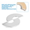 3 Pcs Escutcheon Plate Plumbing Cover Plates Wall Split Flange