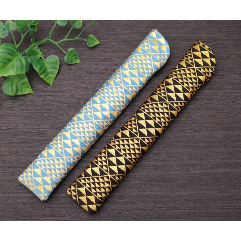 Matsumi Kogei Folding Fan Holder, 9.3 inches (23.5 cm), Gold