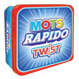 FoxMind Games: Mots Rapido Twist, Version FR de Speedy Words, jeu de Cartes avec des mots, ambiance Party, Format Compact. 2-5 joueurs, 8 ans et Plus.