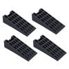 Door Stopper,4 Pack Flexible Rubber Door Stops Wedge Holder,DIY Furniture