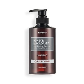 KUNDAL Premium Nature Shampoo Fuzzy Navel 16.9oz Honey & Macadamia Pure Natural Balancing Refreshing Shampoo