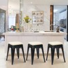 BUYUE Friendly Woven Fabric Magnetic Bar Stool Cushion 1 Piece,