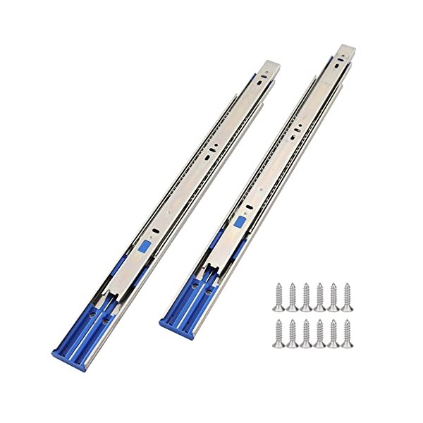 Soft Close Drawer Slides,10 Pair of 22 Inch 100 LB