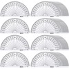EBOOT 25 Pcs Math Protractors Plastic Protractor 180 Degrees, 4