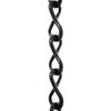 RCH Hardware CH-S50-16-BLK Steel Fixture Chain, 14 Gauge, Black