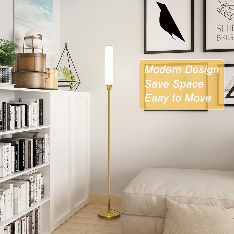 Nukanu Floor Lamp with Remote Control,Bright Floor Lamps for Living