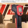 Infrared Thermometer, Digital Infrared Thermometer -50°C - 880°C, 4-Digit Display,