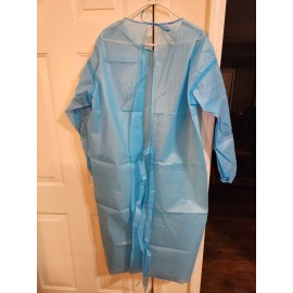 Unbranded Disposable Civil Isolation Gown Set Large size 10 Gowns