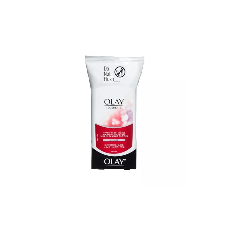 Olay Regenerist Micro-Exfoliating Wet Cleansing Cloths - 30 ct