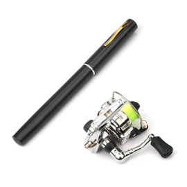Lixada Pen Fishing Rod Reel Combo Set Premium Mini Pocket Collapsible Fishing Pole Kit Telescopic Fishing Rod + Spinning Reel Combo Kit 1M / 1.4M / 1.8M / 2.1M