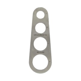 FACKELMANN 40933 Spaghetti Measuring Device for 1 to 4 People Stainless Steel 18.5 x 6.5 cm