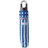 Miyajima Folding Umbrella, 19.7 inches (50 cm), Gingham Stripe with