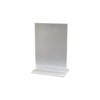 Stalwart CC447 Menu Holder Acrylic, Size: A4, Portrait