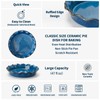 SIDUCAL Ceramic Pie Pan for Baking[10.5 inch],Reusable NonStick Ceramic Pie