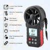 Digital Wind Gauge Anemometer, Portable Air Flow Meter with USB