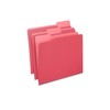 Staples File Folders, 1/3 Cut, Letter Size, Red, 200/Carton (ST224519-CCVS)